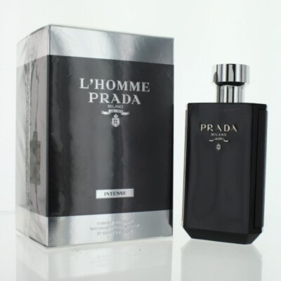 Prada MPRADALHOMMEINTEN33P L'HOMME INTENSE by 3.4 OZ EAU DE PARFUM SPRAY MEN BOX