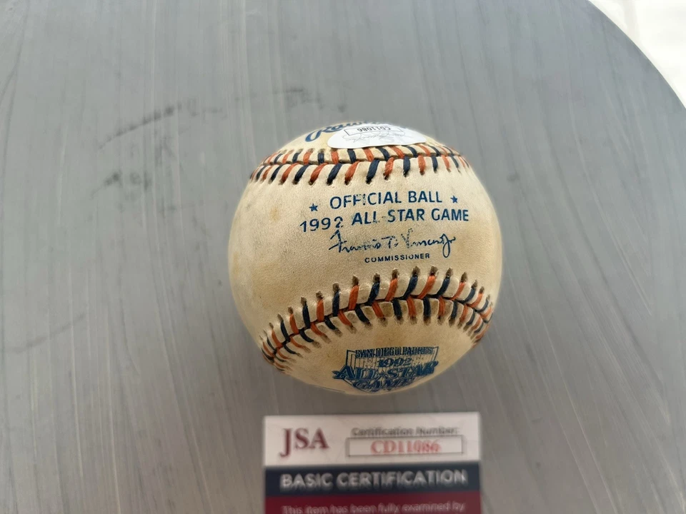 Ozzie Smith - Autographed Official 1992 All-Star Game Baseball - JSA COA - Image 3 of 4