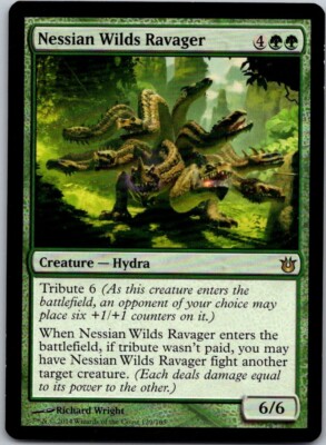 Magic the Gathering Nessian Wilds Ravager Born of the Gods MTG Free Shipping!