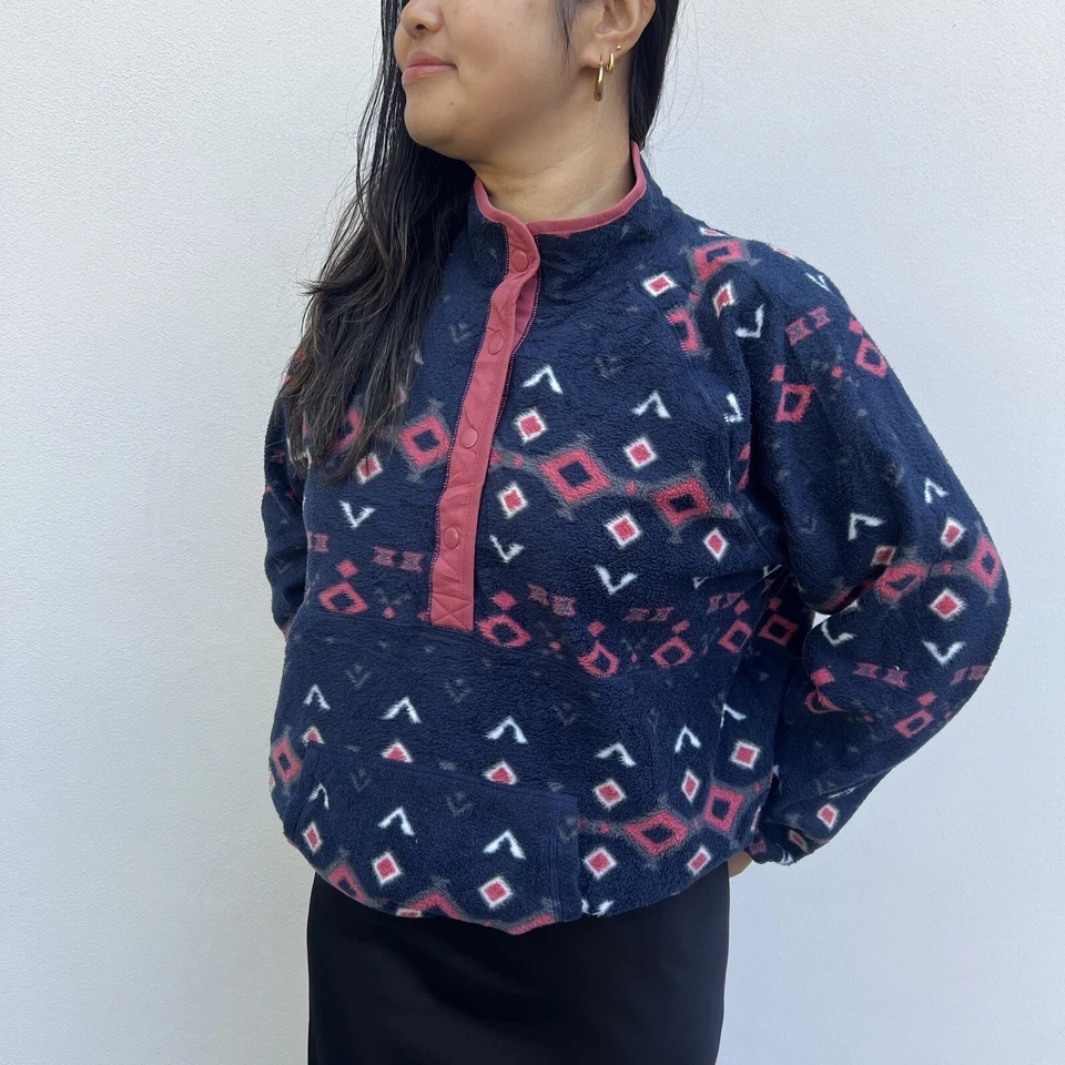 Suéter polar retro vintage para mujer, talla XXL suéter geométrico OEKO-TEX Foto 4 de 4