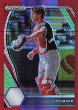 2021 Panini Prizm Draft Picks - Joe Mack #PDP31 Red & Purple Hyper Prizm 