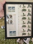 Lot Of 24 US Stamps In Frame-3 Cent And 15 Cent Denominations — photo 4