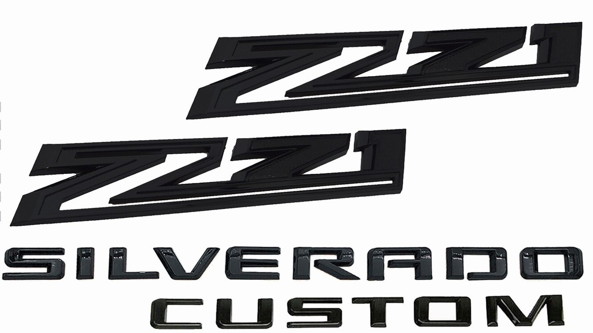 Chevy Silverado Z71 Grille Emblem Overlay Decals 20142018, 56 OFF