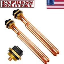 2 Pc HE 55220 Water Heating Element Electric Tankless Heater 5.5 kW 6 kW