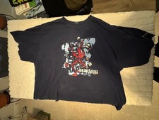 Vintage Harlem Globetrotters FUBU Platinum Tee 2XL Navy Blue Streetwear