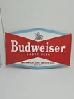 Vintage Budweiser Beer Bowtie Metal Tin Sign Lager Beer Man Cave Wall Decor 2014