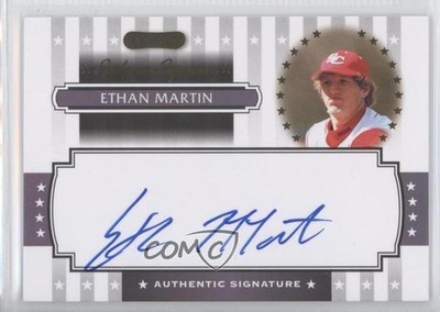 2008 Razor Signature Series Exclusive Signatures Ethan Martin #ES-13 Auto 0c2