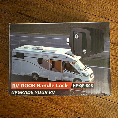 Upgraded All-Metal RV Door Lock Latch Replacement w/ Deadbolt & 4 Keys