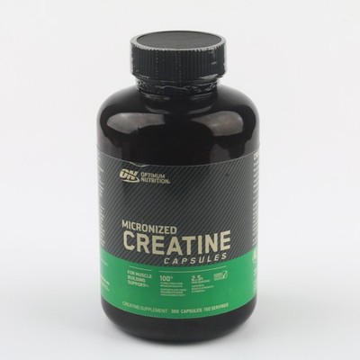 Optimum Nutrition Micronized Creatine Capsules 2.5g300 Count Muscle Building NEW