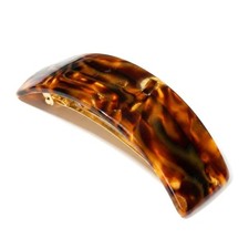 Large Brown French Hair Barrette For Women Thick Hair Africa Hair Clip