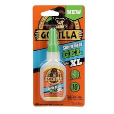 Gorilla Super Glue Gel XL, Clear Glue, 25 Gram Pack of 1 - All Purpose