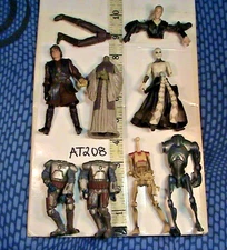 Lot of 8 Hasbro 3.75" scale Star Wars action figures, item #AT208, Parts Lot