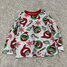 The Elf on the Shelf 2-Piece Pajama Set Size 8 Fleece Flame Resistant