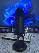 Logitech Blue Yeti Premium Multi-Pattern USB Microphone, Black