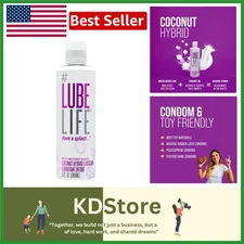 Coconut Hybrid Lubricant – 8 Fl Oz Non-Sticky, Skin-Safe &  Formula