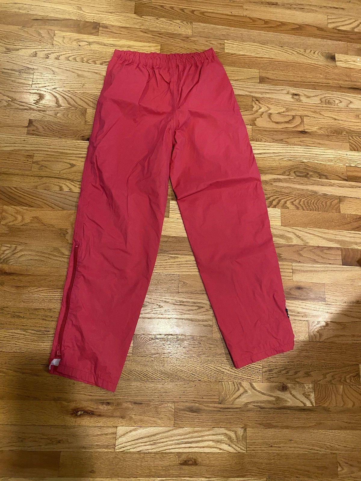 Womens Helly Hansen Helly-Tech Nylon Rain Pants Size M Pink Drawstring