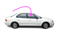 Fits: 2001-2002 Kia Optima 4D Sedan Passenger Side Right Front Door Window Glass