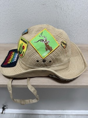 Vintage Banana Republic Bush Hat Safari British Khaki Size Large