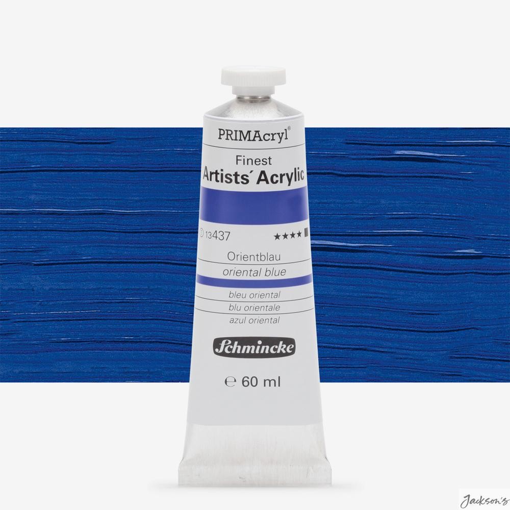 Schmincke Primacryl Heavy Body Acrylic Paint 60ml Oriental Blue For Artists