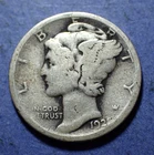 1921-D Mercury Dime  Good-