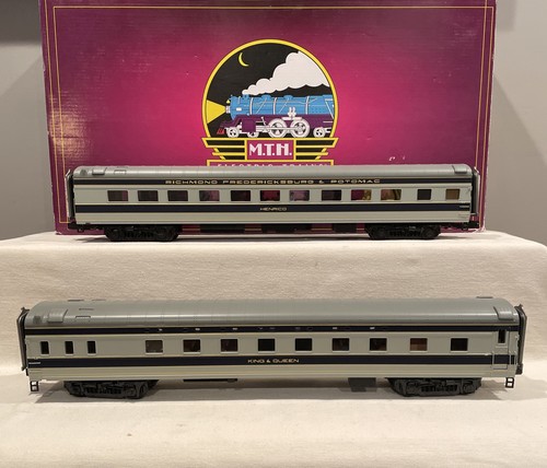 Juego de 2 coches de pasajeros MTH Richmond, Fredericksburg & Potomac 70’ 20-64059 | Condition: New