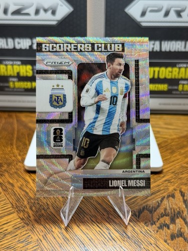 2026 Panini Prizm FIFA World Cup Lionel Messi Scorers Club Wave #15 Argentina