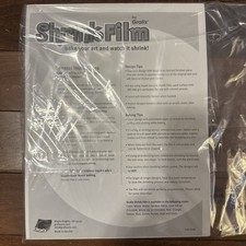 GRAFIX SHRINK FILM 47 SHEETS WITH INSTRUCTIONS Shrinky Dinks Kid Fun