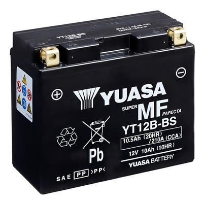 YUASA YT12B-BS DUCATI AKKU FÜR MONSTER 1200 R 17- AB 12VOLT 10,5AH - 150X69X
