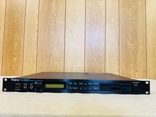 Roland S-330 Digital Sampler Rackmount with Power Cable Music Gear Tested Black
