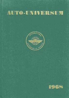 Arthur Logoz Auto-Universum 1968. International Automobile Parade. Vol. XI 1968