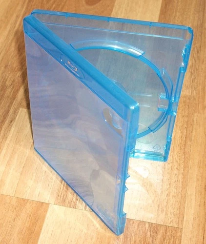 Single Blue Amaray Replacement Empty Blu-ray BD Bluray Case for single disc