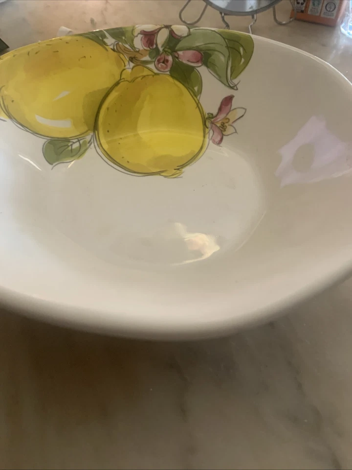 Tazón de pasta de limón Effetti Italia 8,75" tazón para servir Foto 3 de 4