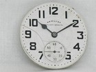VINTAGE 16S HAMILTON 992B 21 JEWEL RAILROAD POCKETWATCH MOVEMENT & DIAL! — photo 2