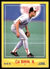 Cal Ripken, Jr. 1988 Score #550 Orioles MLB READ FREE SHIPPING AutographDen