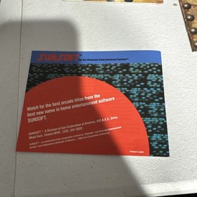 Blaster Master Nintendo NES solo manuale istruzioni