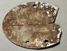 🇩🇪WW2 German ID Tag–Eastern Front Ground Recovery-Stalingrad Sector Excavation