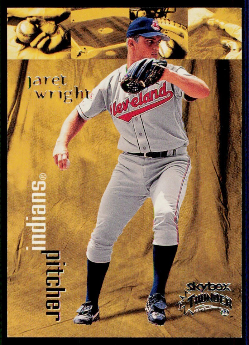 1999 SkyBox Thunder #39 Jaret Wright Cleveland Indians Baseball Card