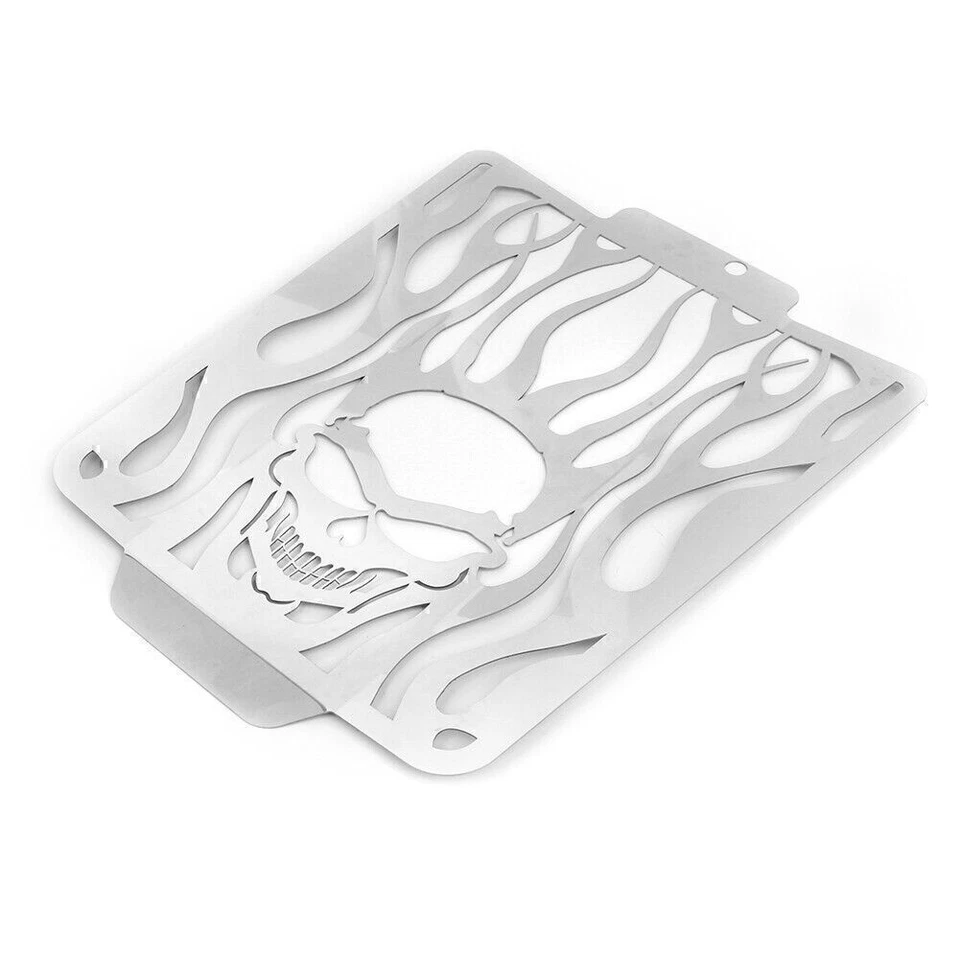 Cubierta protectora de rejilla de radiador Skull Flames para Suzuki Boulevard M109R 2006-2014 Foto 4 de 4