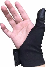 Bowling Thumb Saver - Protector Glove, Stabilizer for One Size, Black 
