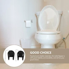 2 Pcs Replace Flapper Toilet Cover Water Stop Valve Tank Parts Universal for {