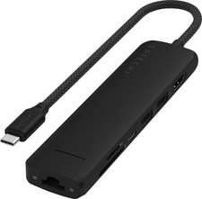 Satechi - 7-in-1 USB-C Slim Multiport Adapter w/ Ethernet, 4K HDMI, 60W USB-C...