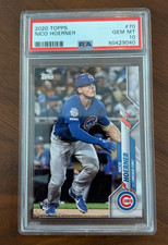 2020 Topps Chrome #161 Nico Hoerner Chicago Cubs RC Rookie PSA 10 GEM MINT