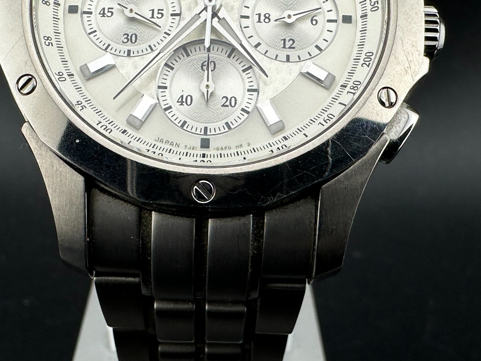 Seiko Brightz Chronograph Men's Titanium Silver Dial … - Gem