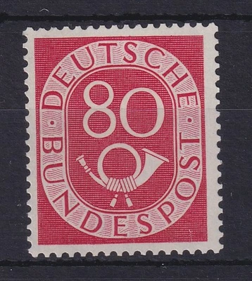 Bundesrepublik Posthornsatz 80 Pfg-Wert Mi.-Nr. 137 postfrisch **  - Bild 1 von 2
