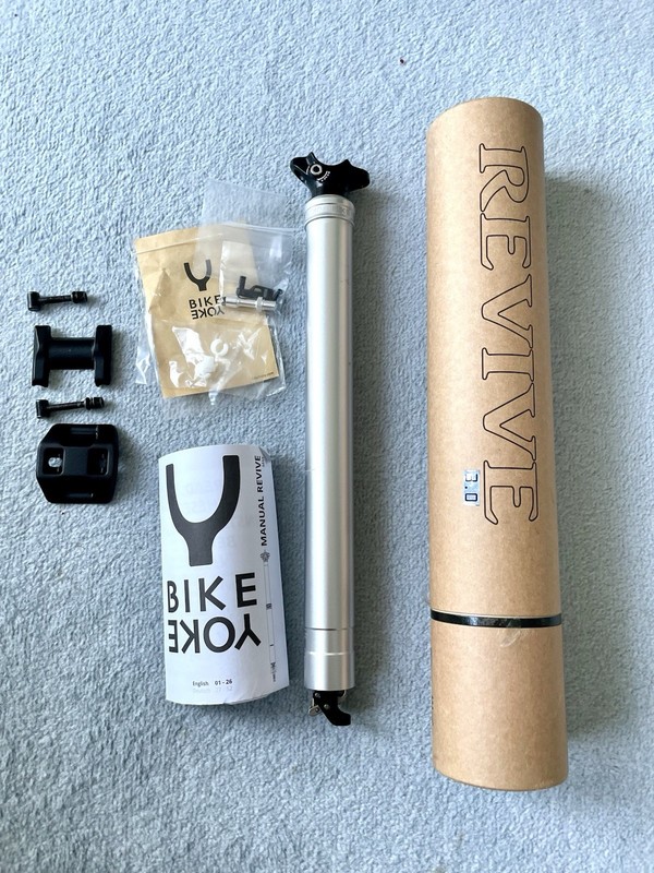 Bike Yoke Revive 3.0 Limited Edition Silver Dropper Post 31.6 213 mm 193 198 203