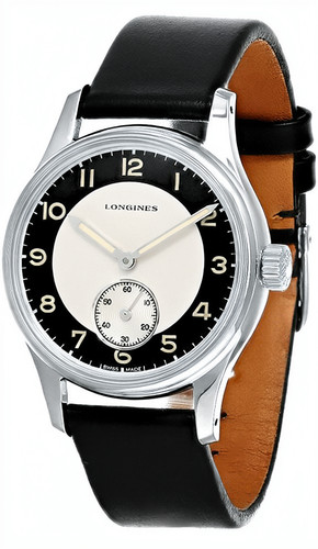 Longines Heritage Classic Automatic 38.5mm Tuxedo Men's Watch L2.330.4.93.0