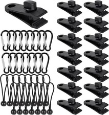 45pcs, Tarp Clips, Tarp Clips Heavy Duty, Tie Downs, Heavy Duty Lock Grip, Faste