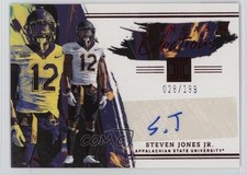 2023 Panini Chronicles Draft Picks Red 28/199 Steven Jones Jr #CC-STJ Auto 00y3