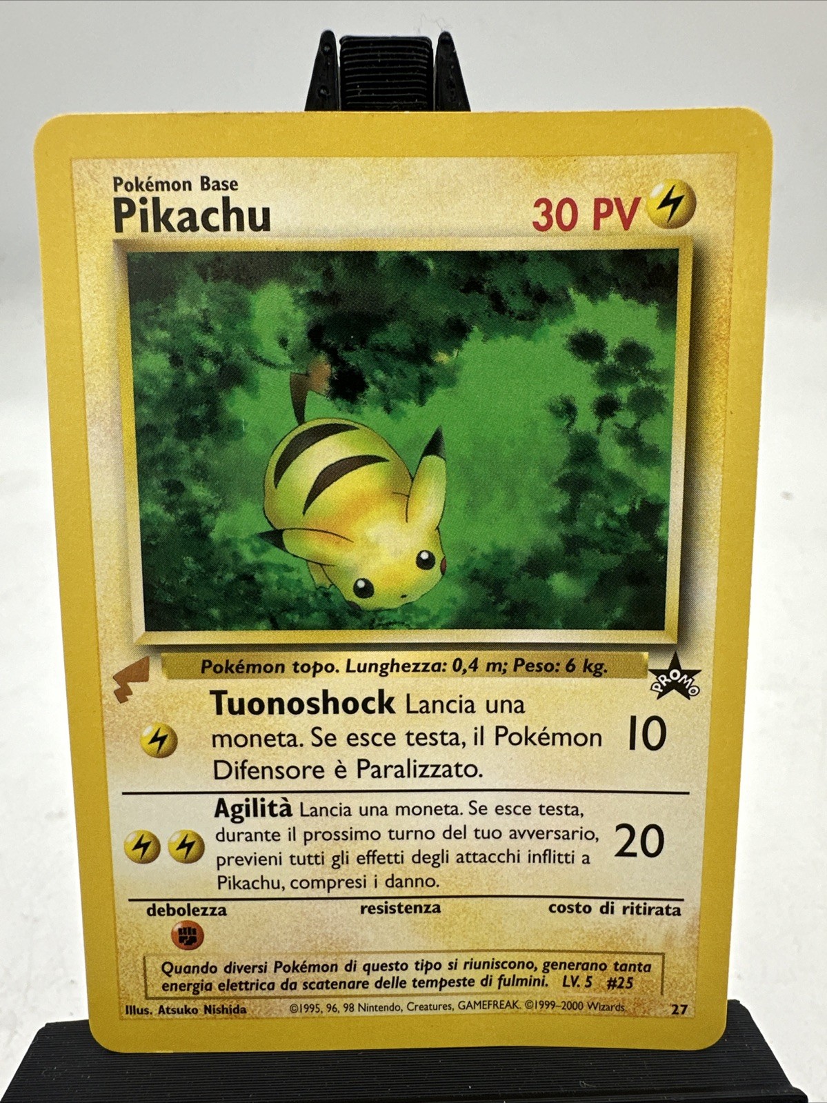 2000 Pokemon Black Star Promo Pikachu #27 NM