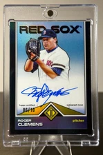 2024 Topps Transcendent Icons Black Roger Clemens Red Sox AUTO /10
